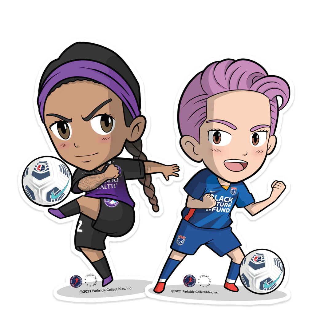 2021 NWSL Chibis Sticker Set