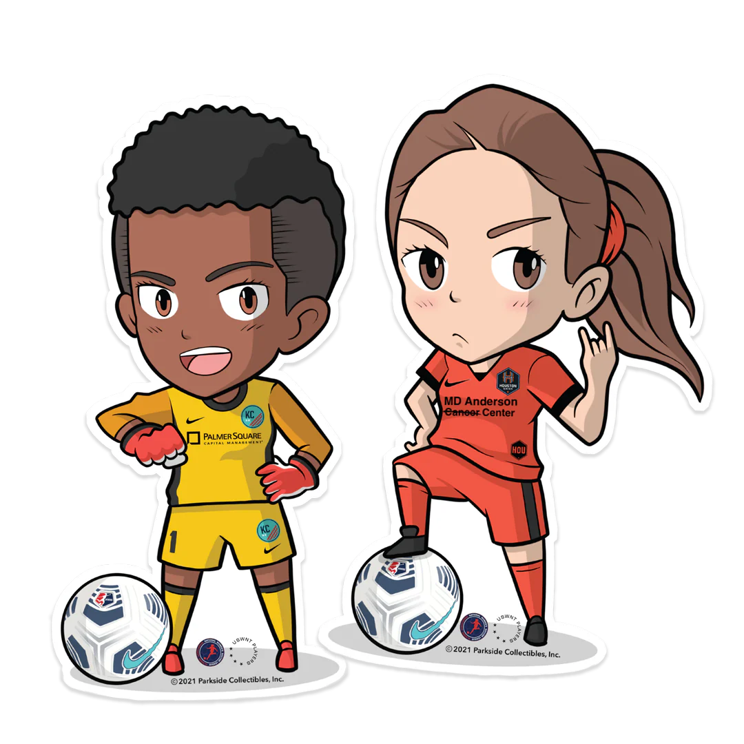 2021 NWSL Chibis Sticker Set - Image 2