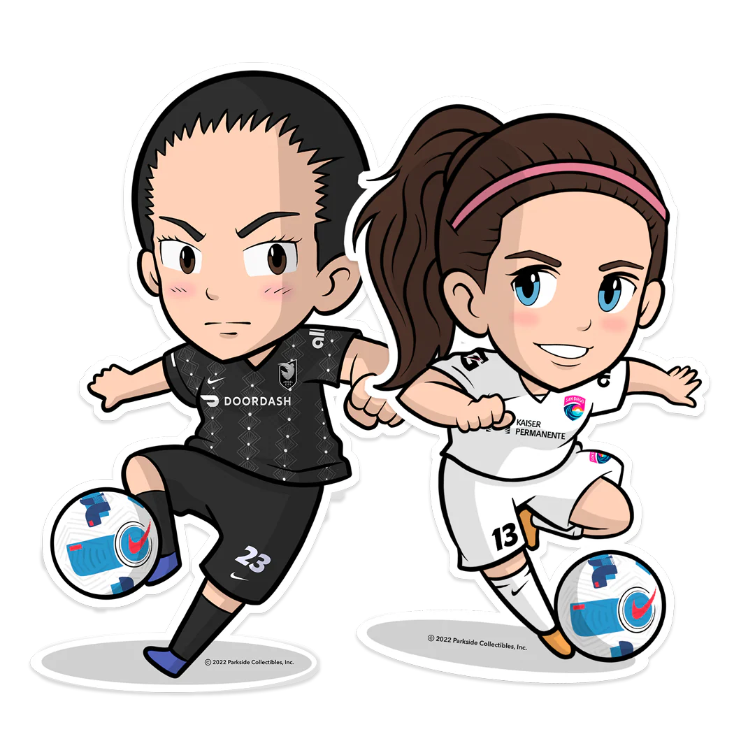 2022 NWSL Chibis Sticker Set