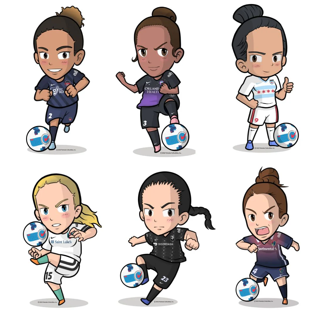 2022 NWSL Chibis Sticker Set - Image 4